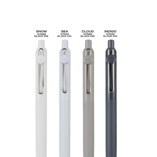 uniball™ Zento Zen Collection 0.7mm Medium Point Black Ink Retractable Gel Pen Set